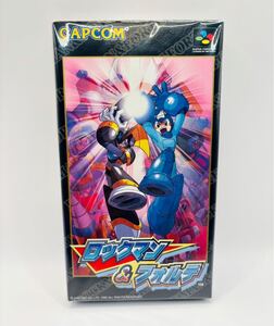 【未開封新品・未使用新品】SFC スーパーファミコンソフト◇ロックマン&フォルテ◇CAPCOM◇1円スタート◇当時物◇