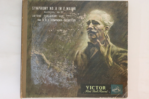 3discs 78RPM/SP Arturo Toscanini, Nbc Symphony Orchestra Symphony No.8 In F Major (Beethoven) 其1 - 其6 SD679 VICTOR 12 /01760