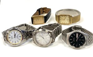 ★ BP ★　１円　SEIKO　セイコー　メンズ　レディース　腕時計　5本セット　まとめ　ジャンク 【時計】【中古】