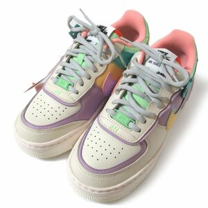 未使用 19AW NIKE ナイキ WMNS AIR FORCE 1 SHADOW エアフォースワン シャドウ スニーカー CI0919-101 23.5cm パステルカラー