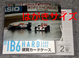 送料込 1992 日本GP KG はがきサイズ 生写真 ありがとうHONDA マクラーレン ホンダ MP4/7 セナ ウイリアムズ ルノー FW14B マンセル