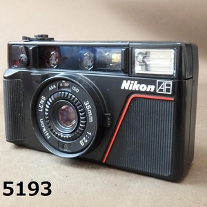 ■FK-5193◆NIKON L35 AF　フィルムコンパクト　シャッターOK　20240619