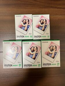 FUJIFILM jp2 jp1 instax MINI チェキ インフィルム 富士フイルム　インスタックス ミニ 20枚入×3 10枚入×2 セット 未使用 送料込み