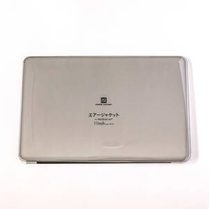 POWER SUPPORT エアージャケット クリアブラック［美品］Apple Macbook Air 11インチ 2010/2011 専用ケース パワーサポート 