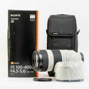 【新品同様】SONY ソニー FE 100-400mm F4.5-5.6 GM OSS SEL100400GM α Eマウント 一眼 望遠 ズーム レンズ オートフォーカス 箱付 #37220