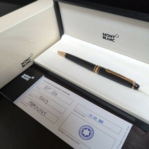 【未使用・正規店購入品】 モンブラン ボールペン 164 マイスターシュテュック MONTBLANC マイスターシュテック ブラック×レッドゴールド