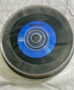 ★レコード調 CD-R 黒×青　10枚入