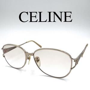 CELINE セリーヌ メガネ 度入り CL-6520 サイドロゴ フルリム