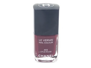 シャネル　CHANEL　ヴェルニ　　ネイルエナメル　#455　ロータス　ルージュ　レッドカラー　13ml 　KES-1168