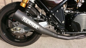 カワサキ ZEPHYR1100用 KERKERメガホンマフラー UP加工 ゼファー1100 カーカーメガホンマフラー カチ上げ 集合管