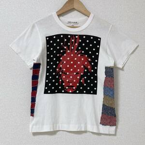 COMME des GARCONS original Andy Warhol 異素材 切替 Tシャツ コムデギャルソン アンディウォーホル 半袖 カットソー Tee archive 4040406