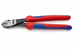 KNIPEX クニペックス 強力型斜ニッパー ベントタイプ 7422 250