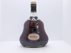 【古酒】 ヘネシー エクストラ オールド JAs Hennessy XO 金 キャップ 旧 グリーン ボトル 750ml 40% ブランデー 洋酒 【未開封】 sk2183