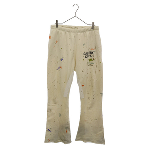 GALLERY DEPT. ギャラリーデプト 23SS GD Painted Flare Sweatpant ヴィンテージ加工GDペインテッドフレアスウェットパンツ オフホワイト