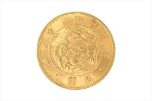 旧5円 金貨 明治3年 量目:約8.35g 旧五円金貨 五圓 明治三年 硬貨 貨幣 古銭 5997cbb