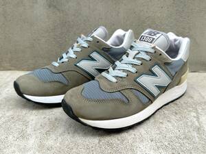 USA製 2015年モデル New Balance M1300JP2 STEEL BLUE US8 26cm 中古 アメリカ米国製 STEELBLUE グレー NB スニーカー Made In USA