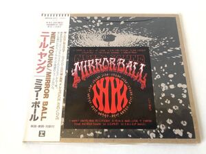 美品 見本 帯付/ニール・ヤング NEIL YOUNG ミラー・ボール MIRROR BALL プロモ盤