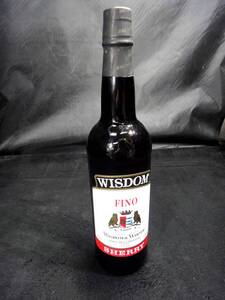 へ242●WISDOM シェリー酒●スペイン産/ウィズダム/辛口/750ml/シェリー フィノ/甘味果実酒