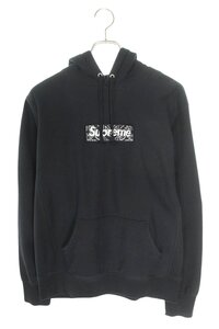 シュプリーム パーカー 19AW Bandana Box Logo Hooded Sweatshirt サイズ:S バンダナボックスロゴプルオーバーパーカー 中古 NO05