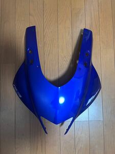 【美品】YAMAHA YZFR-R3 アッパーカウル ディープパープリッシュブルーメタリック 走行距離浅取り外し品