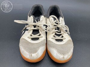 BA0602687　＃ Asics アシックス TVR719 バレーボールシューズ GEL-ROCKET8 ゲルロケット8 スニーカー ブラック ホワイト 25.5cm 中古品