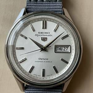 7619-7010 SEIKO セイコー5 スポーツマチックデラックス　NATO SEIKO Sports matic Deluxe アンティーク　 ヴィンテージ　自動巻