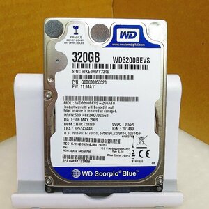 HD4628★WesternDigital★2.5インチHDD★320GB★WD3200BEVS★即決！