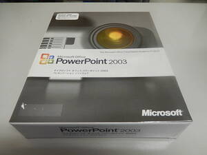 Microsoft Office PowerPoint 2003　製品版　PC-018