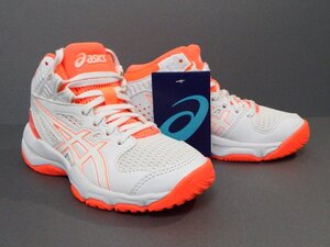 #【タグ付】asics アシックス DUNKSHOT MB9 ダンクショットMB9 1064A006 102 やや訳あり 19cm 送料別 バスケットボール ジュニア（札）