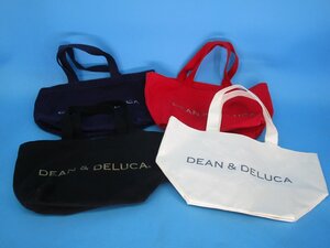 ディーンアンドデルーカ　 トートバッグ　 レディース　 ブラック　ホワイト　他 　4点セット　DEAN & DELUCA　（池　CSK55