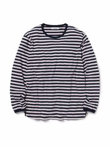 nonnative（ノンネイティブ ）　DWELLER L/S TEE COTTON JERSEY BORDER 白/ピンク/紺　　サイズM（1）