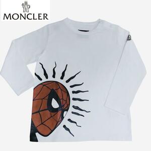 極美品 MONCLER キッズ 子供用 Tシャツ 長袖 2A スパイダーマン