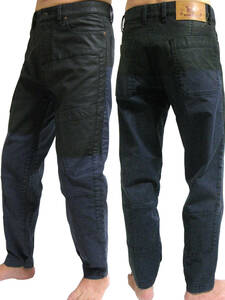 新品 直輸入 DIESEL JoggJeans ジョグジーンズ ハーフコーティング ワークパンツ W34インチ D-AZZER-SP-NE 0DDAY 裾幅調節可