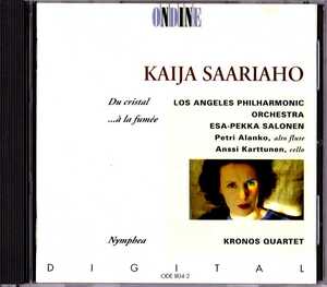 KAIJA SAARIAHO-de cristal, a la fumele, nymphea,★北欧フィンランドの現代音楽 電子音響と器楽★kronos quartet xenakis pekka salonen