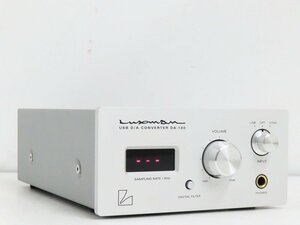 ▲▽LUXMAN DA-100 ハイレゾ対応 USB D/Aコンバーター ヘッドフォンアンプ DA100 ラックスマン□■025268005△▼