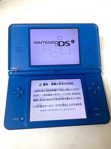 任天堂 ニンテンドー DS i LL ブルー ゲーム機 本体 通電確認済み ik110202