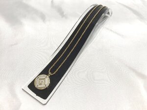 ■【YS-1】 GIVENCHY ジバンシィ ネックレストップ ■ Gロゴ コイン型 プレート ■ GP ゴールド系 × シルバー系 【同梱可能商品】■D