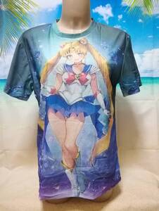 ●新品　セクシープリントメッシュナイロンTシャツ　月野うさぎ　サイズM