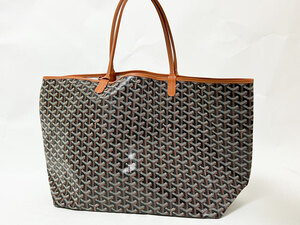 GOYARD ゴヤール サンルイGM トートバッグ ショルダーバッグ ブラック ブラウン ポーチ付き 超美品