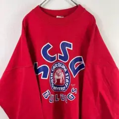 USA古着 90s ヘインズ hanes スウェット 赤