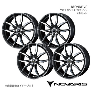 NOVARIS/BEONDE VF インプレッサWRX STI GDB(225/40-18) ホイール4本【18×8.0J 5-114.3 INSET42 グロスガンメタ/ポリッシュ】0040073×4