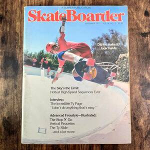 希少 美品 1977 スケートボード雑誌 昭和52年 SkateBoader 9月号 ヴィンテージ レトロ クラシック スケボーマガジン