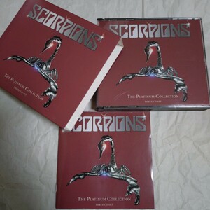 入手困難★輸入盤★3CD★スリーブケース付★SCORPIONS THE PLATINUM COLLECTION★スコーピオンズ★プラチナム・コレクション 094634040723