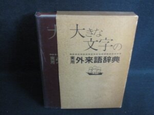 大きな文字の実用外来語辞典　箱折れ破れ有・シミ大日焼け強/RAI