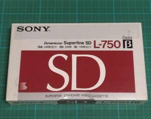 ソニー ベータ ビデオテープ ダイナミクロン スーパーファイン SONY Dynamicron Superfine SD L-750 Beta β videotape