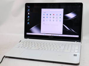 ★ FULL HD タッチパネル ★ Core i7 ★ VAIO Fit ホワイト★ Win 11 《 爆速仕様 》★メモリ8G/SSD360GB/WiFi/WebCam/Blu-ray/office2021