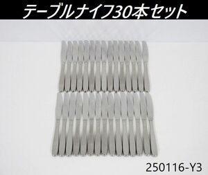 【送料別,在庫多数有】30本セット◇シルバーアロー テーブルナイフ 全長240×幅20×厚み10mm ステンレス製 ディナーナイフ Ω/250116-Y3