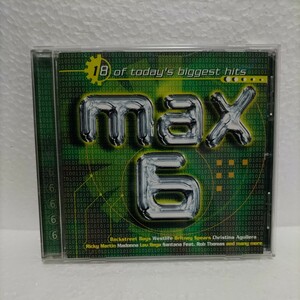 MAX 6 / Santana,Westlife,Backstreet Boys,Britney Spears,Christina Aguilera,Madonna,Jennifer Lopez,Sugar Ray ,Cher / マックス6