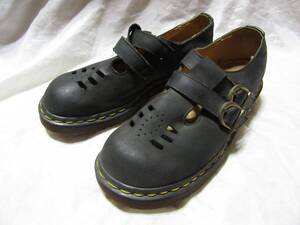 ☆☆送料無料☆☆Dr.Martens☆ドクターマーチン☆レザーダブルストラップシューズ☆ローカット☆イングランド製☆23cm程☆レディース☆L7