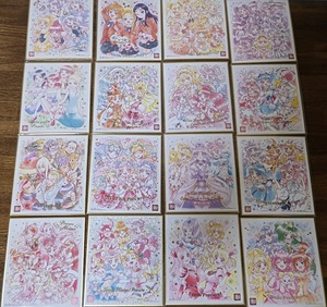 プリキュア ミニ色紙 色紙ART 16枚